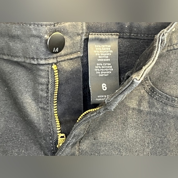 Black Skinny Leg Jeggings Size 6 - Picture 5 of 11